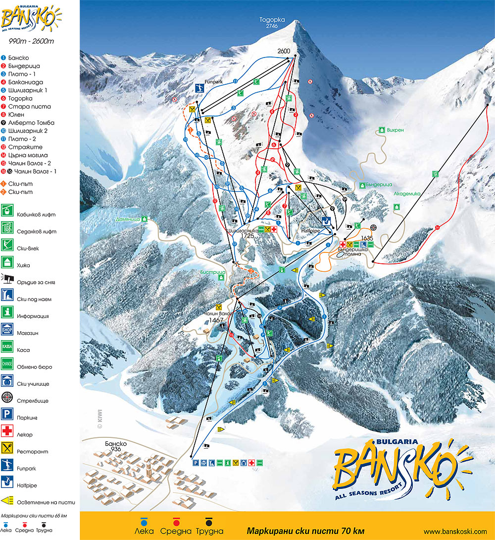 bansko_ski_map